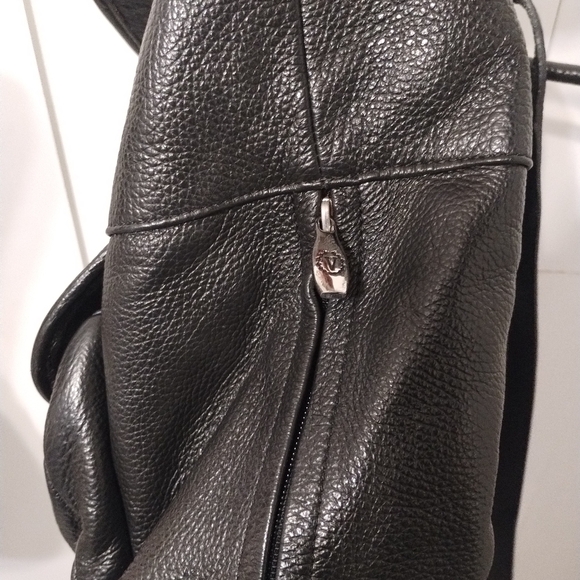 Valentina Black Leather Backpack main image 4
